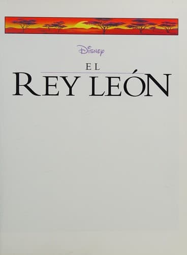 Portada de El rey león