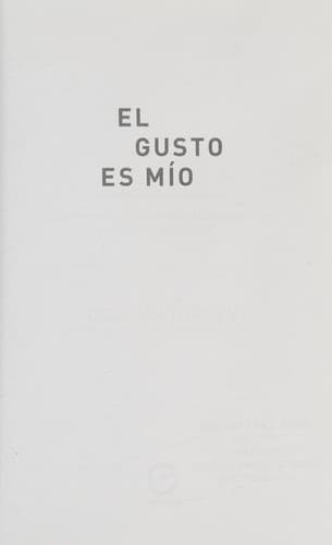 Portada de Gusto es Mío