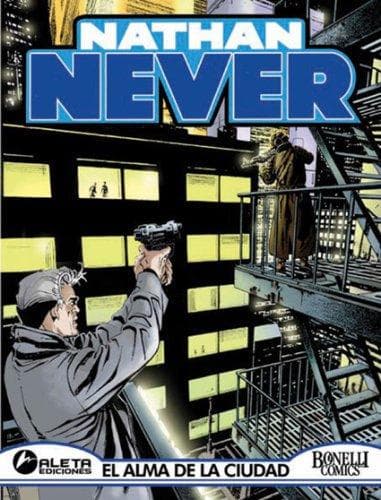 Portada de Nathan Never vol. 7: El alma de la ciudad: Nathan Never vol. 7