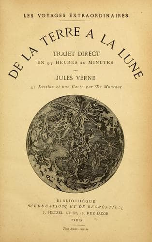 Portada de De la terre à la lune