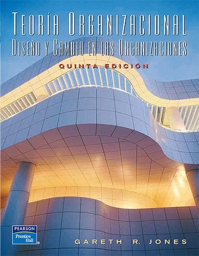 Portada de Teoria Organizacional. Diseno y Cambio en las Organizaciones