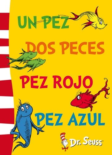 Portada de Un pez, dos peces, pez rojo, pez azul