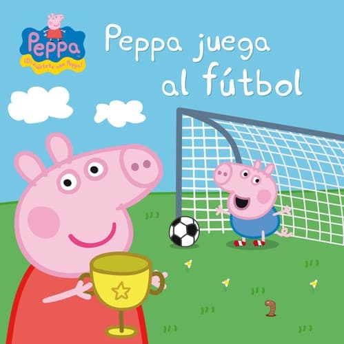 Portada de Peppa juega al fútbol