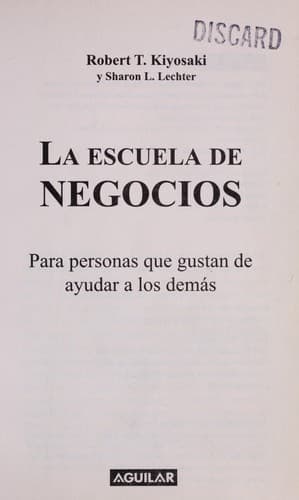 Portada de La escuela de negocios