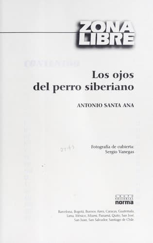 Portada de Los ojos del perro siberiano