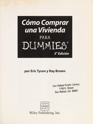 Portada de Comprar una vivienda para Dummies