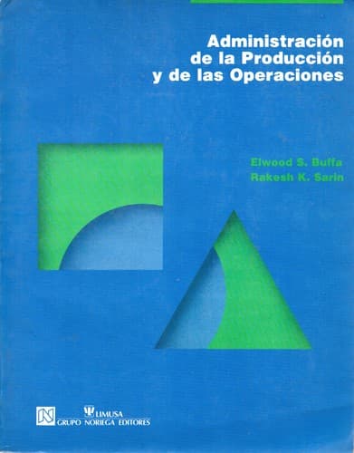 Portada de Administracion de La Produccion y Las Operaciones