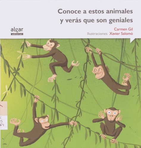 Portada de Conoce a estos animales y verás que son geniales